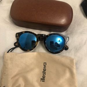 Illesteva Leonard tortoise sunglasses